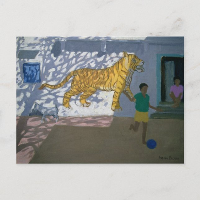 Postal Tigre India (Anverso)