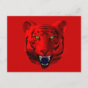 Postal Tigre Rojo