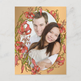 Postal Tigres de la foto Lilies Salven la fecha