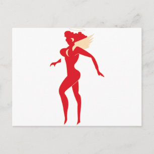 Postal Tigres voladores - Ángel del infierno