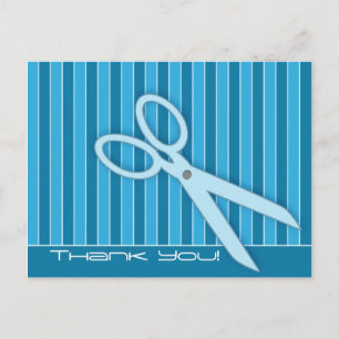 Postal Tijeras Gracias Postcard