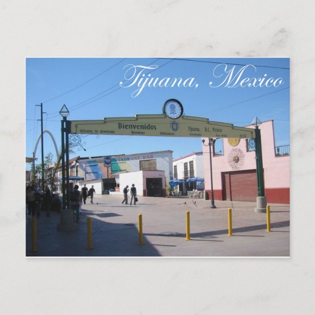 Postal Tijuana México (Anverso)