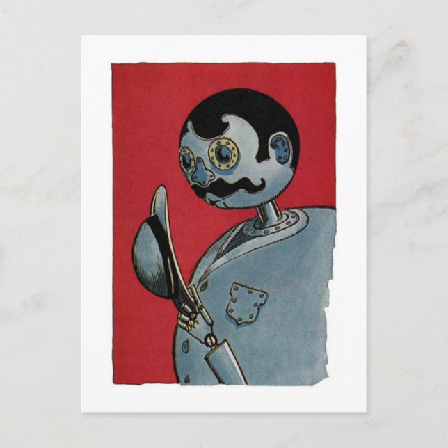 Postal Tik-Tok Pequeño mago de Oz (Anverso)