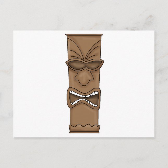 Postal Tiki (Anverso)