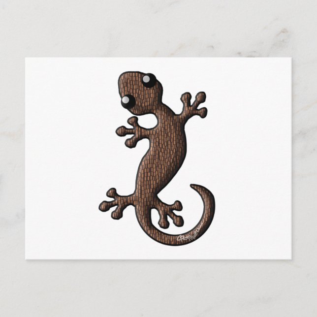 Postal Tiki Gecko (Anverso)