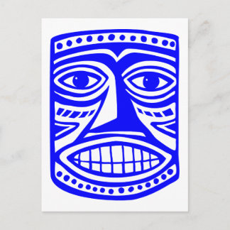 Postal Tiki Toby - Azul