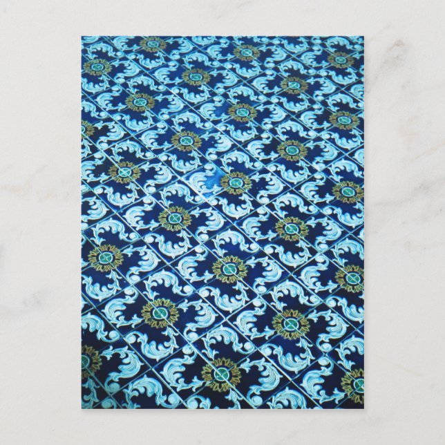 Postal Tile español subacuático (Anverso)