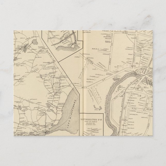 Postal Tilton PO, Sanbornton, Tilton (Anverso)