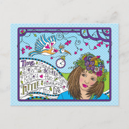 Postal Time Flies_ Postcard