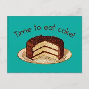 Postal Time to Eat Cake