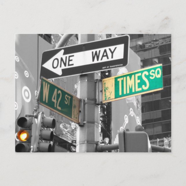 Postal Times Square B&W (Anverso)