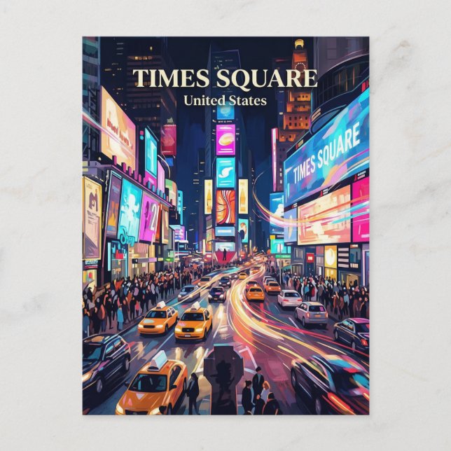 Postal Times Square Estado de Nueva York (Anverso)