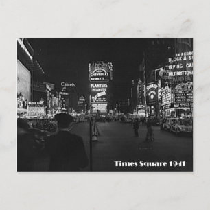Postal Times Square, Nueva York, Neon Photo De 1941