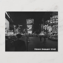 Postal Times Square, Nueva York, Neon Photo De 1941