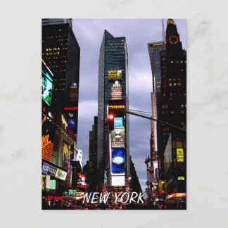 Postal Times Square Postcard New York Souvenir Card