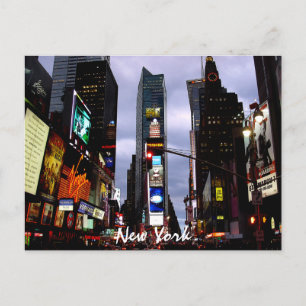 Postal Times Square Postcard New York Souvenir Card