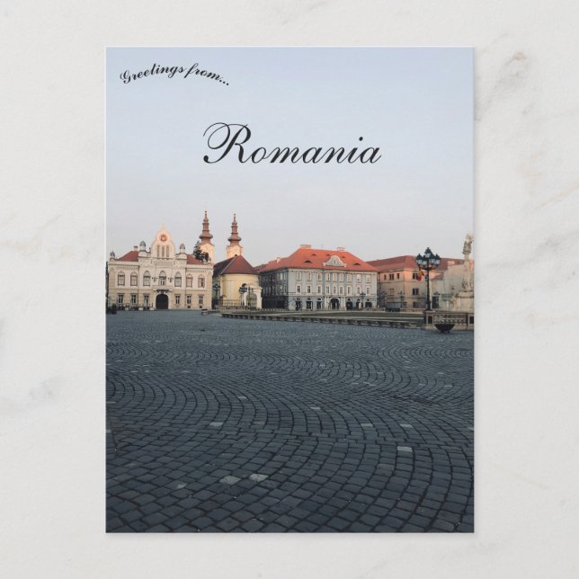 Postal Timișoara Rumania (Anverso)