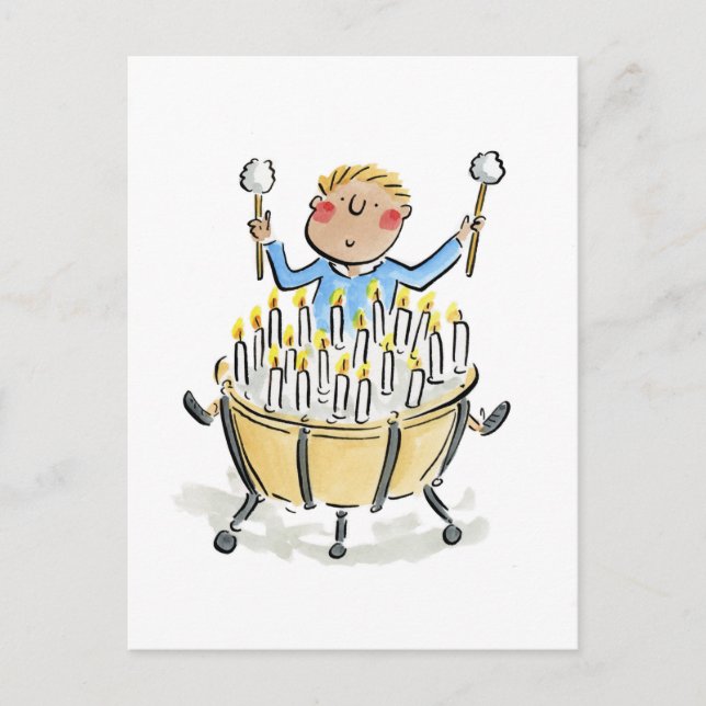 Postal Timpani de Cumpleaños (Anverso)