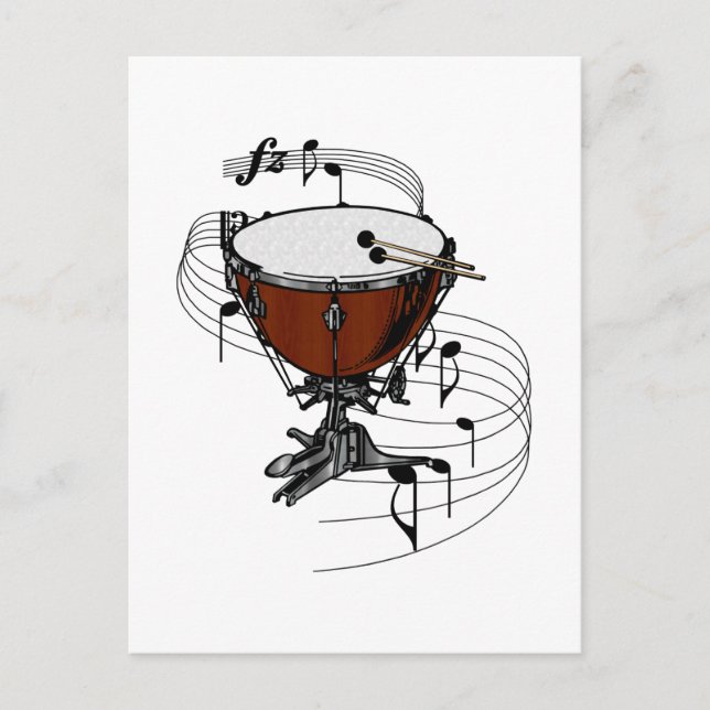 Postal Timpani (Tambor de Kettle) (Anverso)
