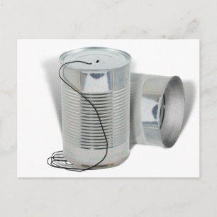 Postal Tin Can Phone (¿Puedes oírme AHORA?)