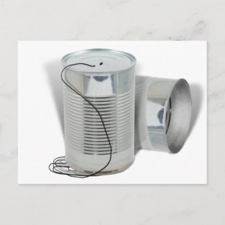 Postal Tin Can Phone (¿Puedes oírme AHORA?)