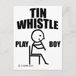 Postal Tin Whistle Play Boy