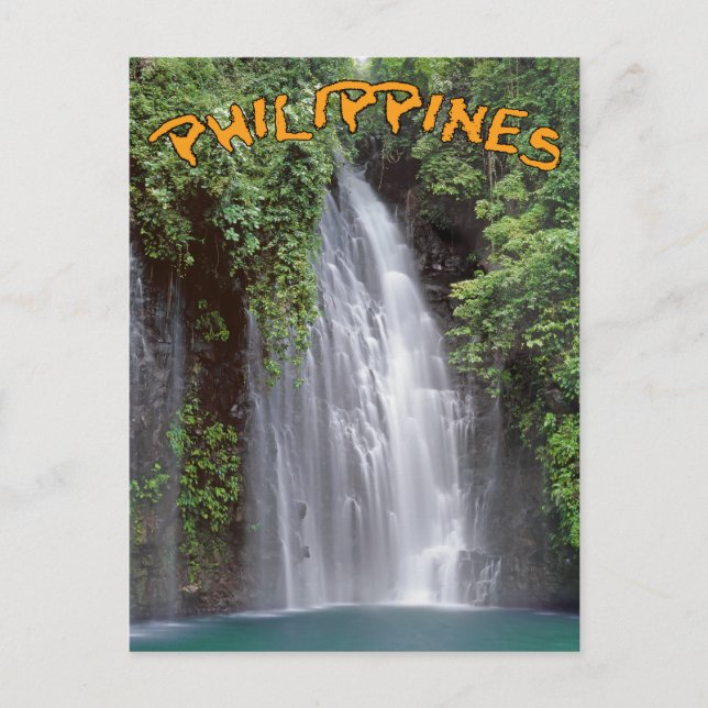 Postal Tinago Falls Filipinas (Anverso)