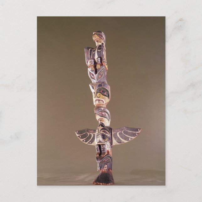 Postal Tinglit Bird Clan totem (Anverso)