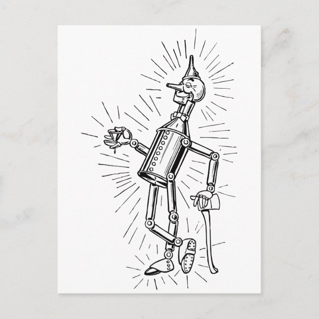 Postal Tinman recién aceitado (Anverso)