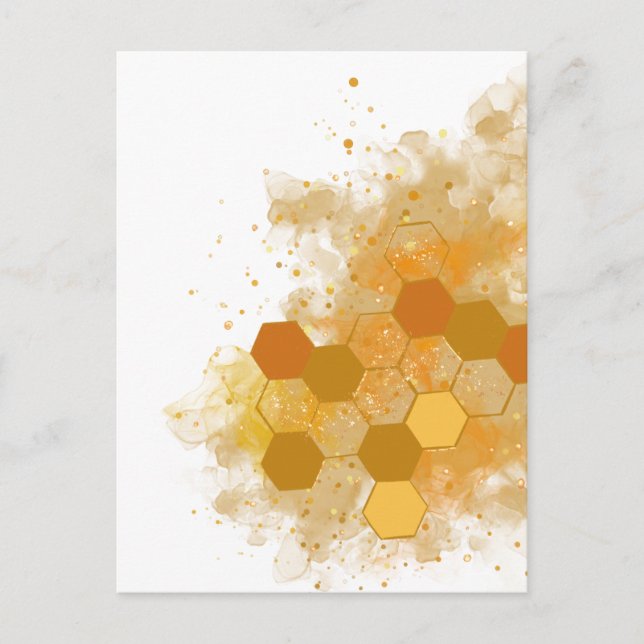 Postal Tinta de alcohol para honeycomb (Anverso)
