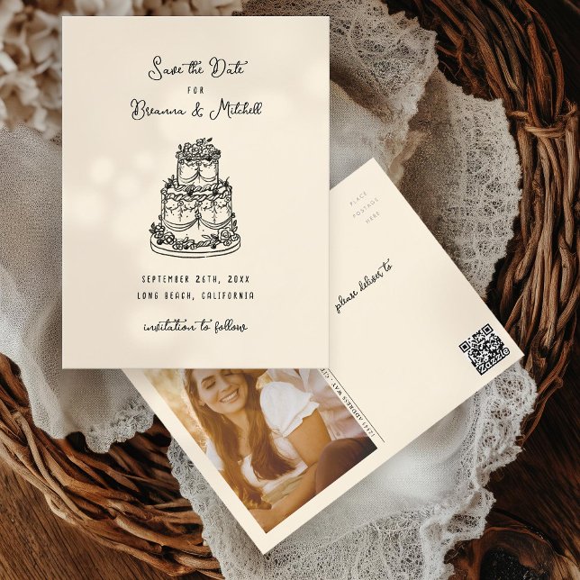 Postal Tinta de la mano caprichosa de la torta para guard (Subido por el creador)