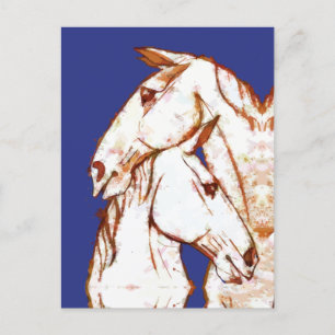 Postal Tinta parlante Fantasía V07 CABALLO V02