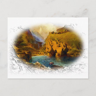 Postal Tintagel, Castillo del Rey Arturo