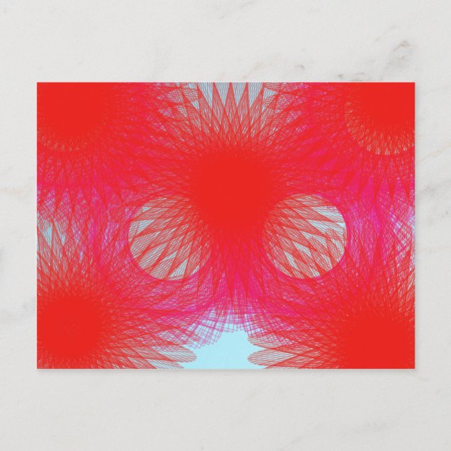 Postal tinte rojo (Anverso)