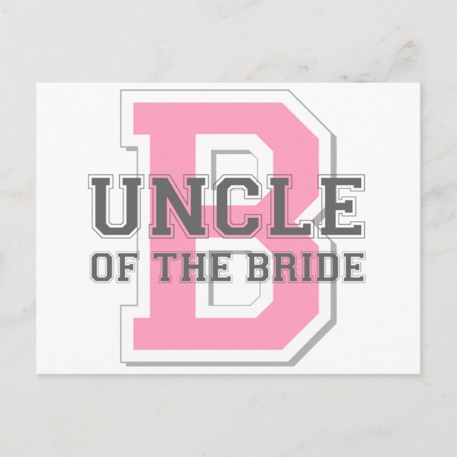 Postal Tío de la Novia Cheer (Anverso)