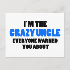 Postal Tío Loco Sobre El Que Te Avisaron