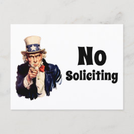 Postal Tío Sam dice que no se solicite