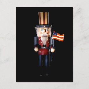 Postal Tío Sam Nutcracker