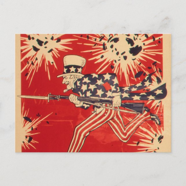 Postal Tío Sam - Vintage (Anverso)