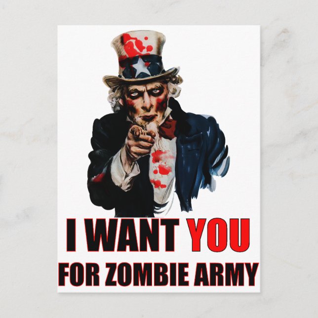 Postal Tío Zombie (Anverso)