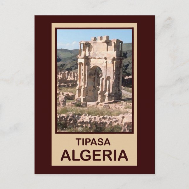 Postal Tipasa Argelia (Anverso)