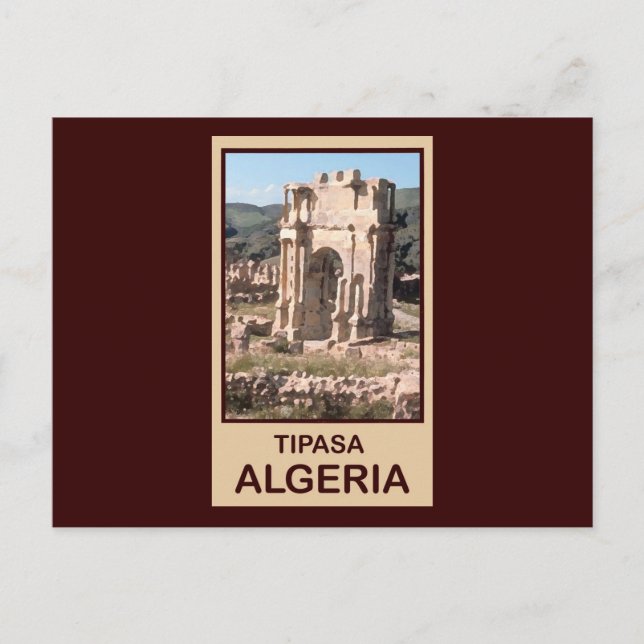 Postal Tipasa Argelia (Anverso)