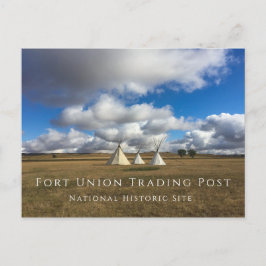 Postal Tipis en Fort Union Trading Post NHS, Dakota del N