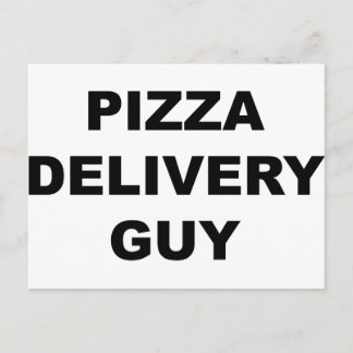 Postal Tipo De Entrega De Pizza
