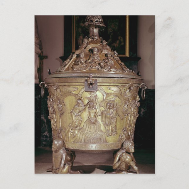 Postal Tipo de letra bautismal que muestra (Anverso)