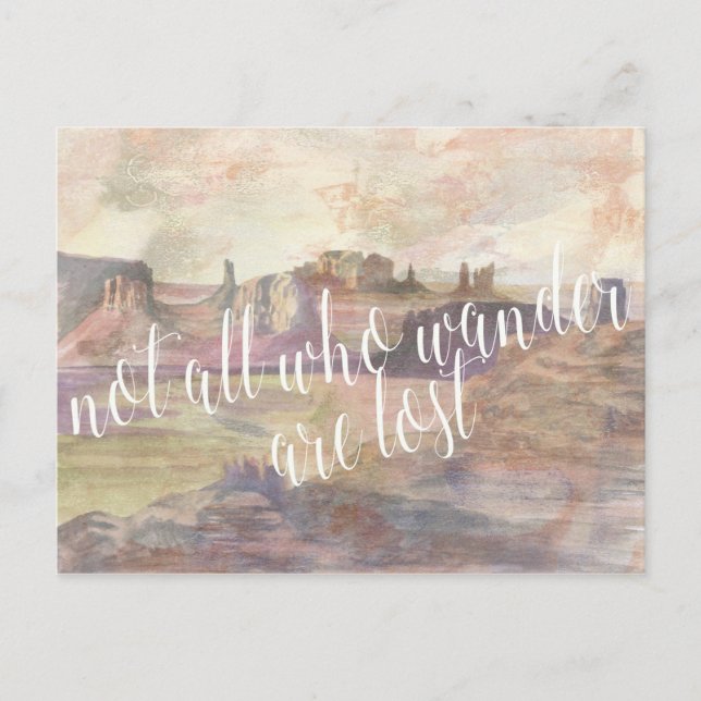 Postal Tipografía de aventura IV (Anverso)