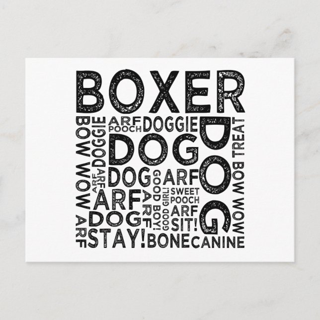 Postal Tipografía de Boxer (Anverso)