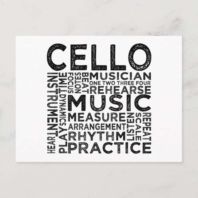 Postal Tipografía de Cello (Anverso)