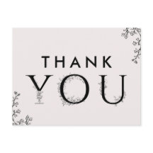 Tipografía floral Gracias