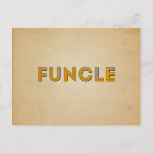 Postal Tipografía inspirada en el Retro de Fundios